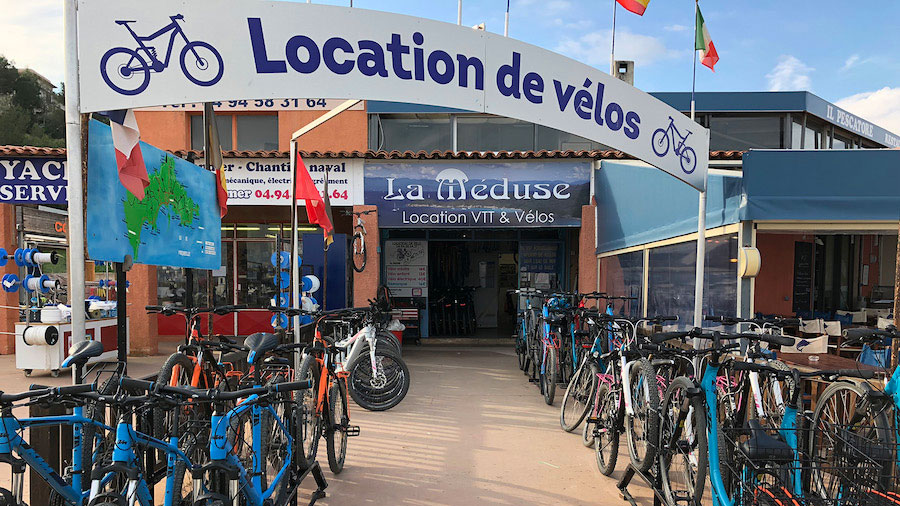 la-meduse-location de vélos porquerolles