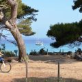 ballade à vélo plage d'argent