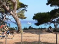 ballade à vélo plage d'argent